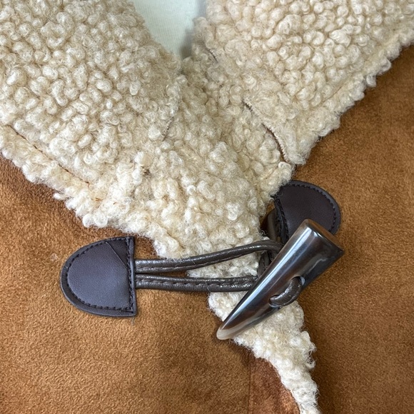 Chelsea & Theodore Faux Suede Shearling Jacket - Picture 3 of 10